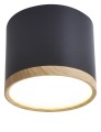 LAMPAMI - czarna tuba sufitowa, lampa sufitowa ledowa, lampa sufitowa do kuchni, lampa kuchenna