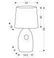LAMPAMI - lampa gabinetowa szkic