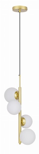 LAMPAMI - nowoczesna lampa wisząca, lampa do salonu, lampa szklane kule, lampa do sypialni