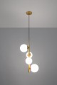 LAMPAMI - nowoczesna lampa wisząca, lampa do salonu, lampa szklane kule, lampa do sypialni