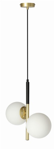 LAMPAMI - nowoczesna lampa wisząca, lampa do salonu, lampa szklane kule, lampa do sypialni