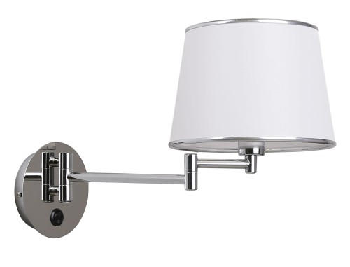 LAMPAMI - kinkiet nowoczesny, kinkiet do salonu, kinkiet srebrny, kinkiet do sypialni