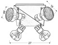 LAMPAMI - lampa sufitowa szkic