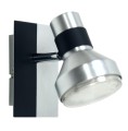 LAMPAMI - lampa ścienna, kinkiet do salonu, kinkiet nowoczesny srebrny