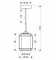 LAMPAMI - lampa nad stół szkic