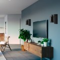 LAMPAMI - lampa ścienna czarna, lampa czarna do salonu, kinkiet do salonu, czarny kinkiet nowoczesny