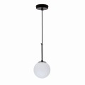 LAMPAMI - czarna lampa wisząca kula, lampa nad stół, lampa do salonu