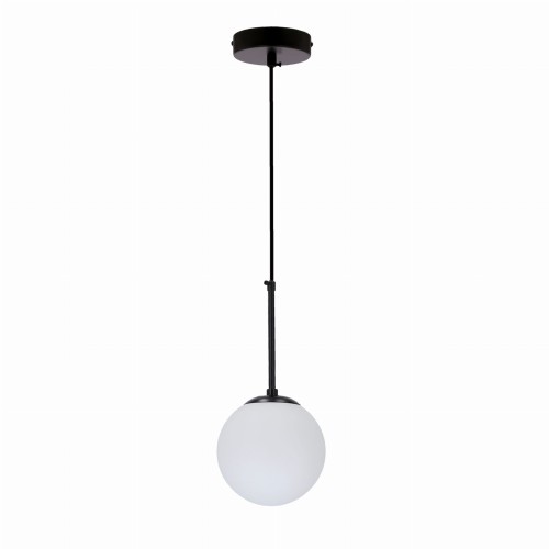 LAMPAMI - czarna lampa wisząca kula, lampa nad stół, lampa do salonu