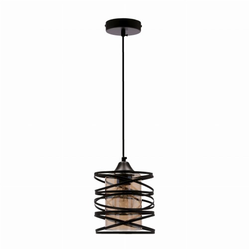 LAMPAMI - czarna lampa wisząca, lampa wisząca nad stół, lampa do salonu