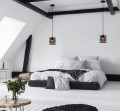 LAMPAMI - czarna lampa wisząca, lampa wisząca nad stół, lampa do salonu