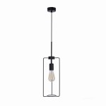 Lampa wiszącza czarna metalowa 1xE27 40W CORD
