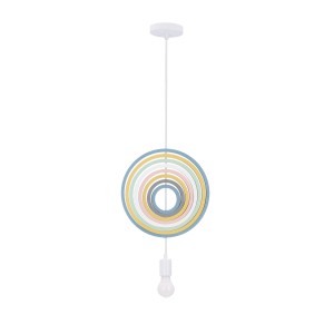 Lampa dziecięca 1xE27 20W HOOPS 8 KIDS KOLOROWY 