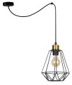 LAMPAMI - lampa wisząca czarna nowoczesna, lampa do salonu, lampa nad stół