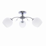 Srebrny żyrandol sufitowy 3xE27 40W ESTAR CHROM