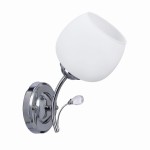 Srebrny kinkiet na ścianę 1xE27 40W ESTAR CHROM