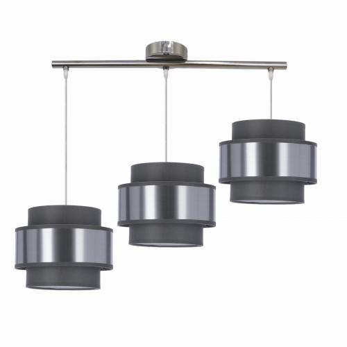 LAMPAMI - lampa srebrna do salonu, lampa do sypialni, nowoczesna lampa do salonu, srebrna lampa