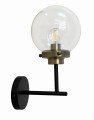 LAMPAMI - lampa ścienna szklane kule, lampa  złota, złota lampa do salonu