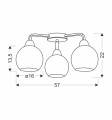 LAMPAMI - nowoczesna lampa do salonu szkic