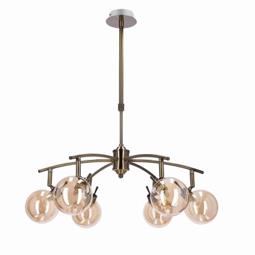 LAMPAMI - złota lampa do salonu, złota lampa wisząca, lampa nad stół