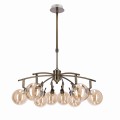 LAMPAMI - złota lampa do salonu, złota lampa wisząca, lampa nad stół
