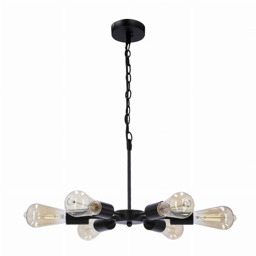 LAMPAMI - czarna lampa do salonu, lampa industrialna, lampa loftowa