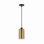 Pojedyncza lampa wisząca złota 125 cm 1XE27 60W 