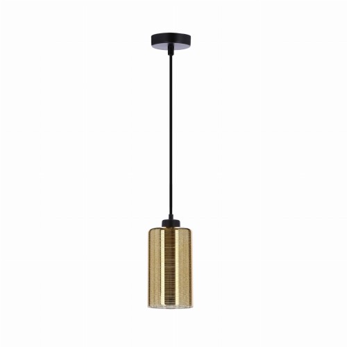 LAMPAMI - złota lampa wisząca do salonu, lampa wisząca nad stół, żyrandol do salonu, żyrandol nowoczesny