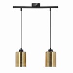 Podwójna lampa wisząca złota 125 cm 2XE27 60W COX