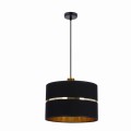 LAMPAMI - czarna lampa wisząca do salonu, lampa wisząca nad stół, żyrandol do salonu, żyrandol nowoczesny