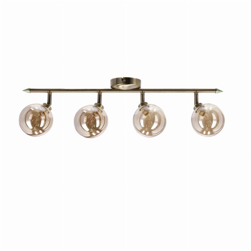 LAMPAMI - lampa sufitowa złota, lampa przedpokój, złota lampa do salonu
