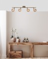 LAMPAMI - lampa sufitowa złota, lampa przedpokój, złota lampa do salonu