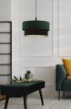 LAMPAMI - lampa wisząca do sypialni, lampa butelkowa zieleń, lampa do salonu