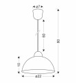 LAMPAMI - lampa sufitowa szkic