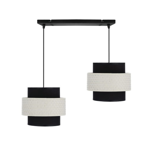 LAMPAMI - lampa wisząca czarna, lampa nad stół, lampa nad wyspę, żyrandol czarny