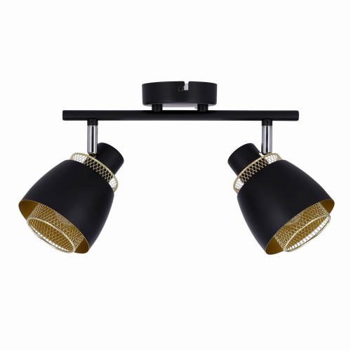 LAMPAMI - lampa sufitowa czarna, lampa przedpokój, lampa na korytarz, czarna lampa sufitowa