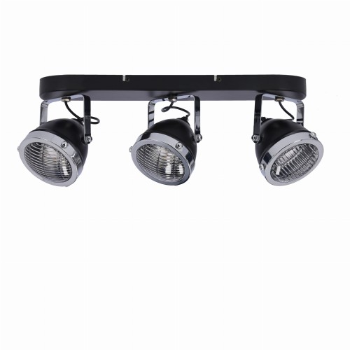 LAMPAMI - lampa sufitowa listwa czarna, lampa przedpokój, lampa na korytarz