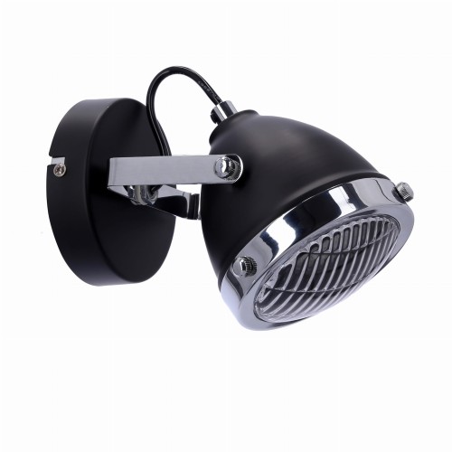 LAMPAMI - lampa ścienna czarna, kinkiet przedpokój, kinkiet nowoczesny czarny, czarny kinkiet