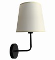 LAMPAMI - lampa ścienna czarna, kinkiet przedpokój, kinkiet nowoczesny czarny