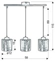LAMPAMI - lampa wisząca nowoczesna szkic