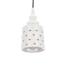 LAMPAMI - lampa wisząca nowoczesna, biała lampa do salonu, lampa sufitowa wisząca