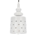 LAMPAMI - lampa wisząca nowoczesna, biała lampa do salonu, lampa sufitowa wisząca
