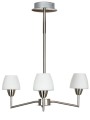 LAMPAMI - lampa wisząca srebrna, lampa do salonu, żyrandol nowoczesny