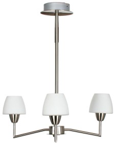 Lampa sufitowa wisząca TOGO 3XG9 40W NIKIEL MAT