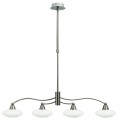 LAMPAMI - lampa wisząca srebrna, lampa do salonu, żyrandol nowoczesny