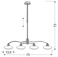 LAMPAMI - lampa wisząca  szkic