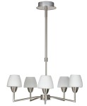 Lampa sufitowa wisząca TOGO 5XG9 40W NIKIEL MAT 