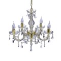 LAMPAMI - lampa wisząca złota, lampa do salonu, złoty żyrandol