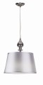 LAMPAMI - lampa wisząca srebrna, lampa do salonu, żyrandol nowoczesny
