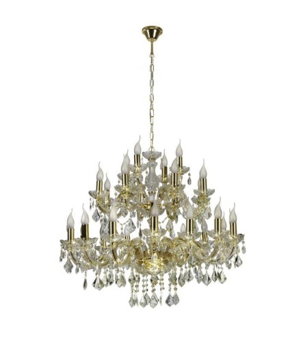 LAMPAMI - lampa wisząca do salonu złota, żyrandol nowoczesny, żyrandol do salonu