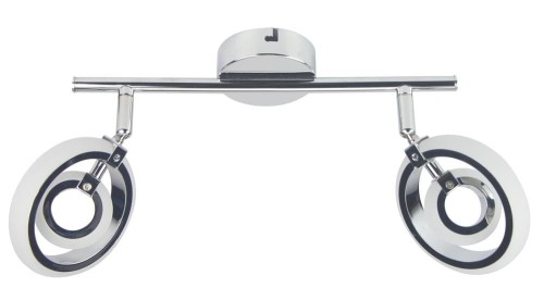 LAMPAMI - lampa sufitowa srebrna, lampa srebrna, srebrna lampa ledowa, żyrandol do salonu